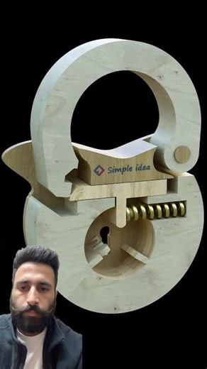 How a Lock works #wood #woodwork #woodworking