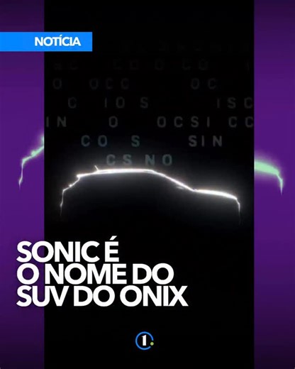 Motor1.com Brasil on Instagram: "Chevrolet resgata o nome Sonic para batizar o novo SUV cupê derivado do Onix. Confirmado oficialmente pela marca, o modelo terá traseira alongada e porta-malas maior que o do hatch, visual com referência ao Equinox EV e proposta para enfrentar SUVs compactos. A mecânica deve começar com 1.0 turbo e câmbio automático, podendo ganhar 1.2 turbo depois. Flagras indicam ausência de teto solar, mas com câmera no para-brisa para sistemas de assistência. A estreia públic