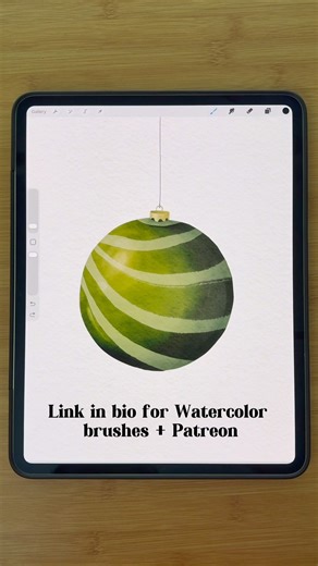 Easy Procreate Tutorial (Holiday Painting) #procreatetutorials #procreate #beginnerarttips