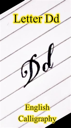 How to write English calligraphy #calligrphylearning #calligraphy #viral_video #handwriting #art