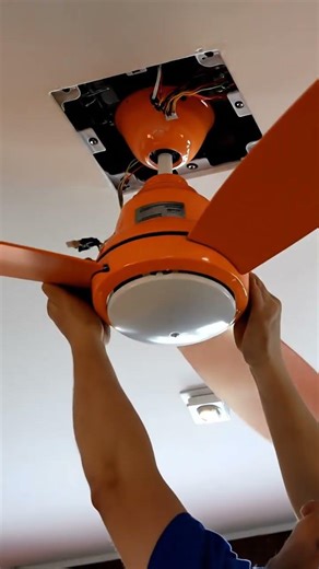 Someone Replacing A Ceiling Fan #13