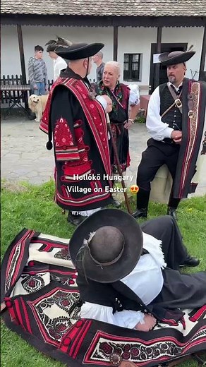 Hollókő Easter Festival Hungary Village 😍 #hungary #holloko