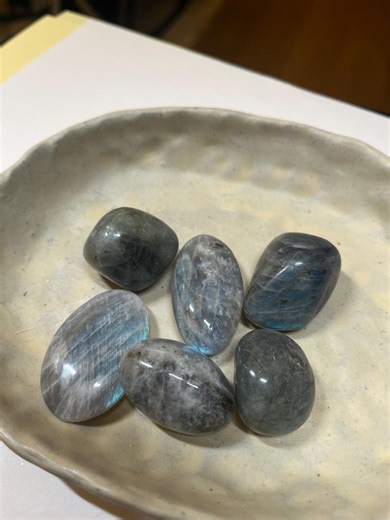 Labradorite Tumbled Stones / Flash Crystal , Pocket - Etsy