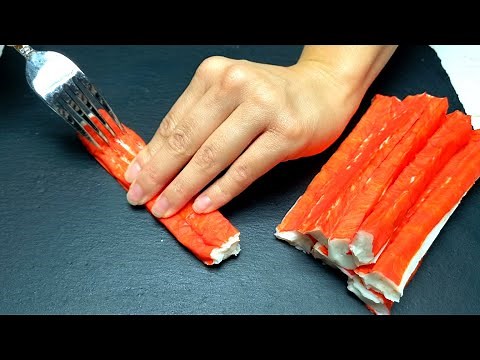 If you have surimi and a fork prepare this delicious and different recipe!!!