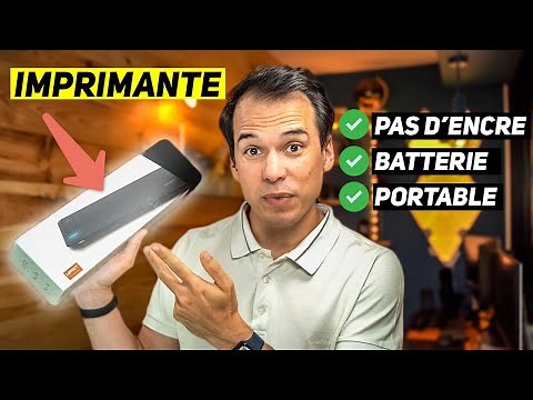Cette IMPRIMANTE COMPACTE n'a PAS BESOIN D'ENCRE et en plus elle fonctionne sur batterie. HPRT MT800
