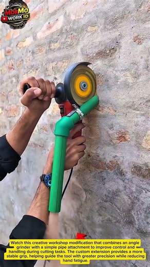 Brilliant Angle Grinder Upgrade That Makes Pipe Cutting Easier