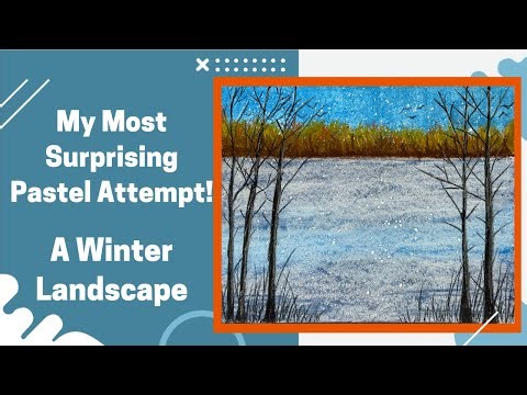 OMG! 😱 I Used Soft Pastels For The Second Time Ever! Thrifty Pastel Month 2025 Week 3 - Snow!