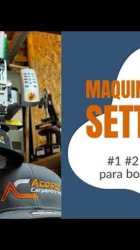 Configuracion para maquina Melco. Settings para maquina de bordado melco. Como bordar gorras Melco