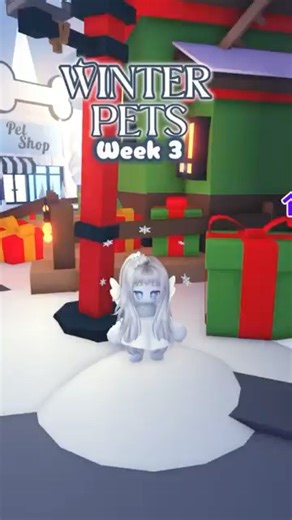 ❄️WEEK 3❄️ let’s go!! #playadoptme #adoptme #adoptmegame #shorts