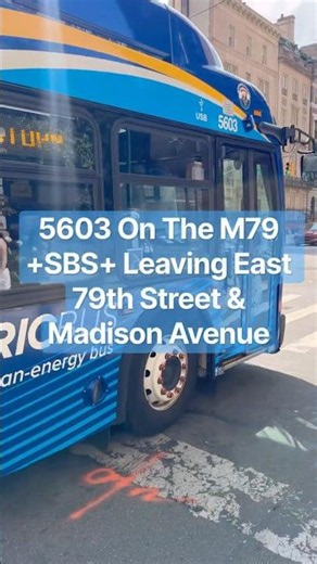 MTA New York City Bus: 2025 New Flyer XE60 "Xcelsior CHARGE NG" #5603 On The M79 +SBS+ @ Madison Ave