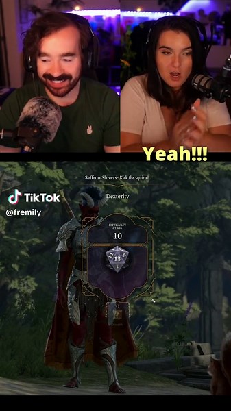 When @emstreams wants to get revenge upon a... squirrel? #baldursgate3 #baldursgate