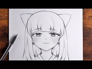 How to Draw Anime Girl | Easy Anime Drawing step by step