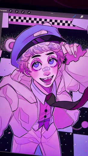 Helpy Humanization Art - FNAF Pizzeria Simulator