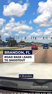 636K views · 8.7K reactions | Gun fire was exchanged on Brandon Boulevard after the Hillsborough County Sheriff's Office says 21-year-old Aiden Richards pulled out a gun following a road rage altercation on Thursday afternoon. READ MORE: bit.ly/4kAoHAd | FOX 13 News - Tampa Bay | Facebook