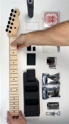 3D Printed Modular Core Kit 😍 #3dprinted #guitar #kit #guitars