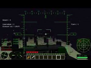 【minecraft】戦闘機でドラゴン討伐【MCヘリコプターMOD】