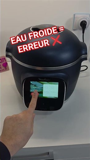 Why cold water ruins cooking in the Cookeo