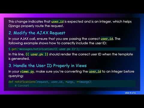 Resolving the User matching query does not exist Error in Django JsonResponse