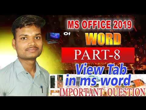 😀💯👍Microsoft word complete View Tab in Hindi l Microsoft word tutorial #word #office #mswod #live