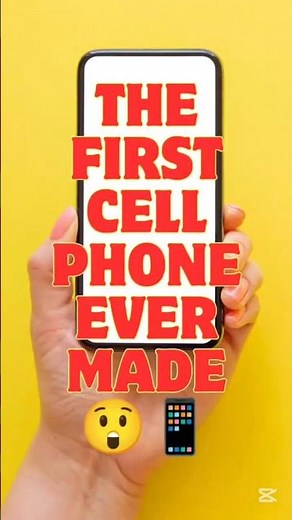 Did You Know About the World’s First Cell Phone? 📱