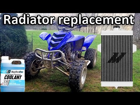 Raptor 660 Radiator Replacement and Coolant System Bleed