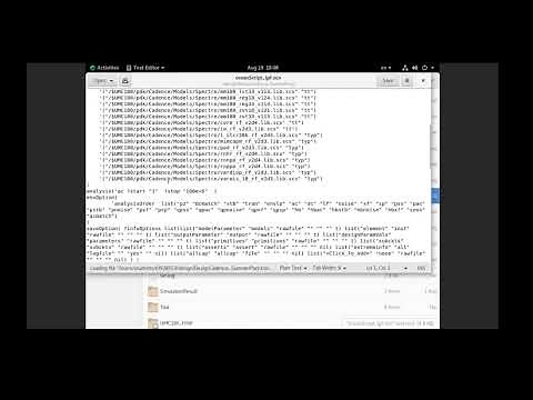 Cadence | Ocean script | Simulation automation | Find and Load Ocean script.