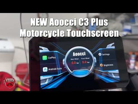 Aoocci C3 Plus Motorcycle Carplay Android Auto TPMS Touchscreen Review