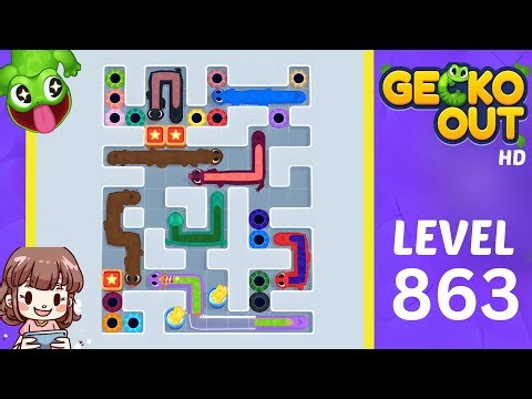 Gecko Out Level 863 Solution Walkthrough