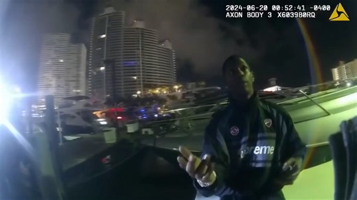 Bodycam footage shows arrest of Travis Scott in Miami Beach as prosecutors drop charge against him - WSVN 7News | Miami News, Weather, Sports | Fort Lauderdale