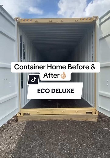 Container Home Transformation: Eco Deluxe Tiny Home Before & After