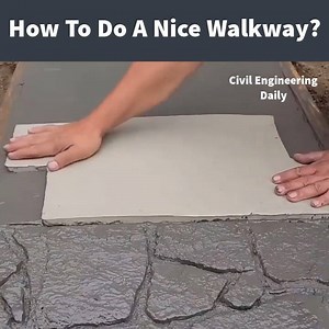 How To Do A Nice Walkway? | Civil Engineering Daily