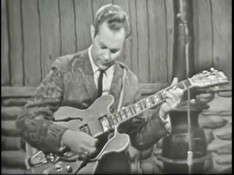 The Old Rugged Cross - Billy Grammer Guitar Solo 1961 RARE FOOTAGE (Porter Wagoner Show)
