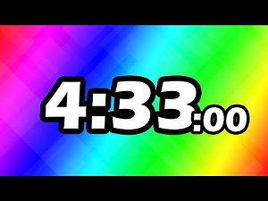 4 Minutes and 33 Second TIMER Countdown