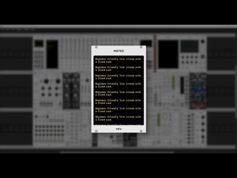 Beginner Friendly VCV Rack Live Stream with a fixed rack