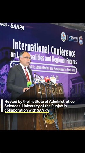 🇵🇰 Building a SMART Pakistan: Reforming Governance for the 21st Century Today at Punjab University, I had the privilege to speak on “Local Realities & Regional Futures: Transforming Public Administration and Management in South Asia.” As I shared with our scholars, civil servants, and regional delegates — governance today is no longer about maintaining order; it is about driving transformation. In an age of AI, climate change, and digital citizenship, we must reimagine the state as a High-Perf