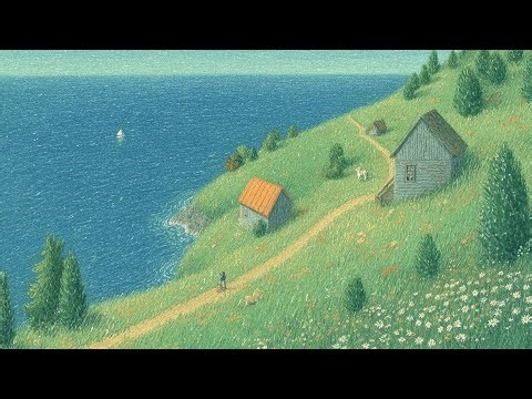 Dotted with trees and houses | a playlist for a peaceful day