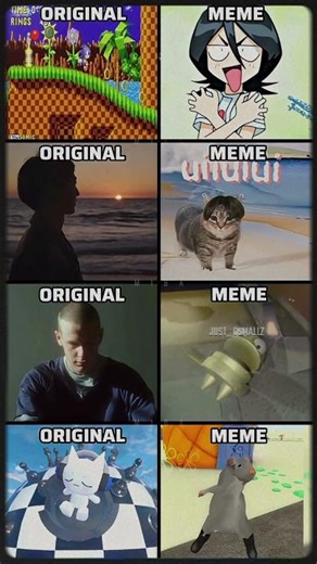 Original Music vs Meme Version 🎶