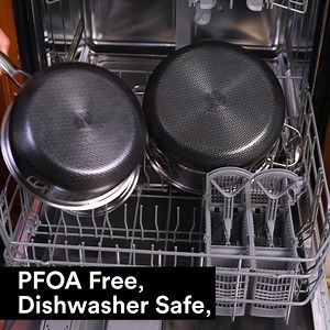 4.7M views · 1.1K reactions | Our 6PC Hybrid Pot Set is finally back in stock! Get it on sale before it sells out again! Our NEW patented HexClad Technology is: Non-stick PFOA / C8 Free Oven Safe Metal Utensil Safe / Scratch Resistant Works on Induction, Gas and All Cooktops | HexClad | Facebook