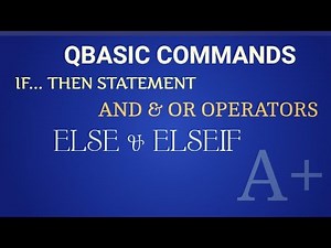 2024 Elective ICT Wassce Practicals|2024 Qbasic Commands(IF...THEN, ELSE,ELSEIF, AND & OR OPERATORS)