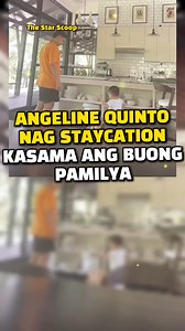 16K views · 68 reactions | Angeline Quinto nag staycation kasama ang buong pamilya! #AngelineQuinto | The STAR Scoop | Facebook
