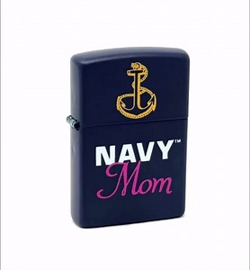 Zippo Lighter – Personalized Custom Message Engraved for US Navy Marines USMC Design Windproof Lighter