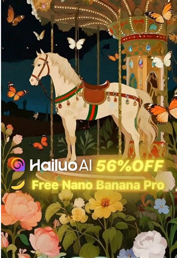 ✨ Create Dreamy Ad Magic in Minutes with Hailuo AI! 🎬 Dream big, create easy! 🚀 With Hailuo AI, stunning and realistic ad visuals are just a few clicks away. No complexity—just your imagination brought to life! ✨ 🎉 Exclusive Offer: ✅ Hailuo AI Annual Plan – NOW 56% OFF! ✅ Limited Free: Try Nano Banana Pro on Hailuo AI! Transform your ideas into eye-catching stories effortlessly. 👇 🔗https://hailuoai.video/ 🌟 Ready to create your dream ad? Click to explore Hailuo AI now! #HailuoAI #AIVideo #