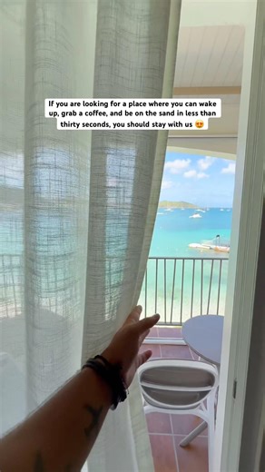 There is nothing quite like having the ocean right on your private balcony 😍 #beachhotel #vacation