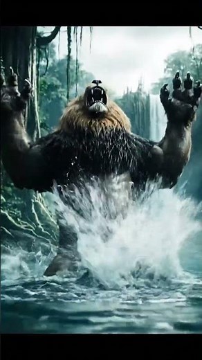 Anaconda vs. Lion: A Brutal Fight for Dominance in the Amazon Jungle!EPIC JUNGLE BATTLE #snake