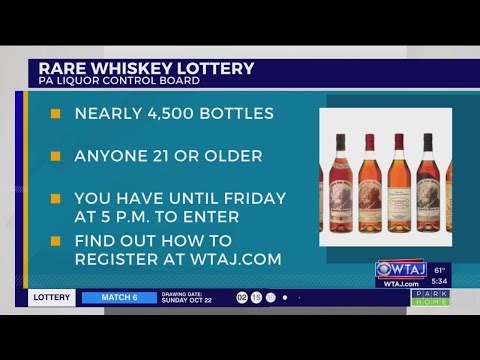 Pa. Liquor Control Board opens rare whiskey lottery