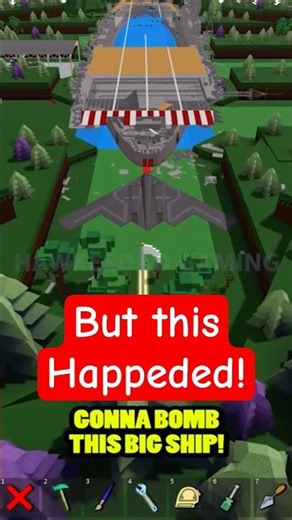 Roblox Build a Boat fot Treasure forgot I have B-2 Stealth Jet Portal bombs #babft #roblox