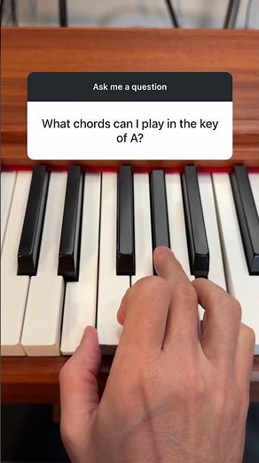7 Chords you Can Play in the key of A