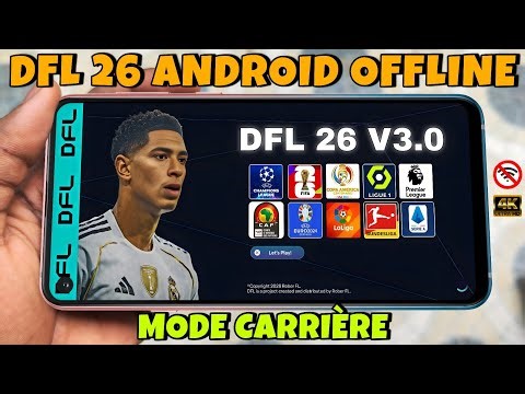 How to Download & Install DFL 26 V3.0 ANDROID OFFLINE on Android - Career Mode