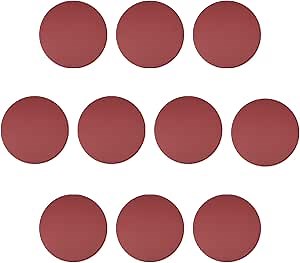 8 Inch Dry Hook and Loop Sanding Discs Silicon Carbide NO-Hole Adhesive Sanding Discs for Random Orbital Sander 1200 Grit