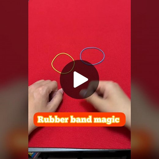 Easy Rubber Band Magic Trick #foryou #rubberbandmagictrick #foryoupageofficiall #foru #fyp #magictrick #magician #foryoupage #tiktok #tricks